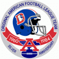 Denver Broncos 1984 Anniversary Logo Sticker Heat Transfer