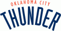 Oklahoma City Thunder 2008-2009 Pres Wordmark Logo decal sticker