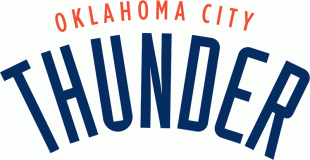 Oklahoma City Thunder 2008-2009 Pres Wordmark Logo Sticker Heat Transfer