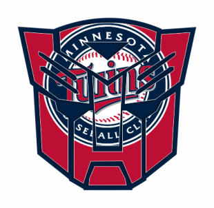 Autobots Minnesota Twins logo Sticker Heat Transfer