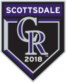 Colorado Rockies 2018 Event Logo decal sticker
