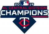 Minnesota Twins 2019 Champion Logo Sticker Heat Transfer