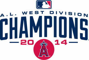 Los Angeles Angels 2014 Champion Logo Sticker Heat Transfer