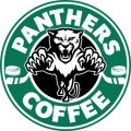 Florida Panthers Starbucks Coffee Logo Sticker Heat Transfer