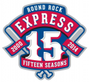 Round Rock Express 2014 Anniversary Logo Sticker Heat Transfer