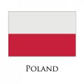Poland flag logo Sticker Heat Transfer