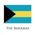The Bahamas flag logo Sticker Heat Transfer