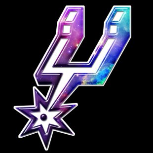 Galaxy San Antonio Spurs Logo decal sticker