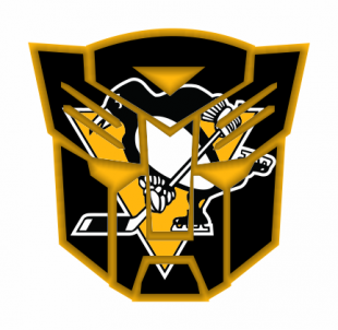 Autobots Pittsburgh Penguins logo decal sticker