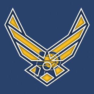 Airforce Indiana Pacers Logo Sticker Heat Transfer