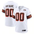 Cleveland Browns Custom Letter and Number Kits For White Jersey 01 Material Vinyl