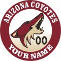 Arizona Coyotes Customized Logo Sticker Heat Transfer