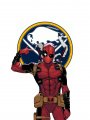 Buffalo Sabres Deadpool Logo Sticker Heat Transfer