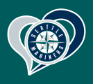 Seattle Mariners Heart Logo decal sticker