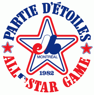 MLB All-Star Game 1982 Logo decal sticker