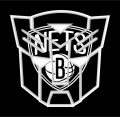 Autobots Brooklyn Nets logo Sticker Heat Transfer