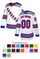 New York Rangers Custom Letter and Number Kits for Away Jersey Material Twill