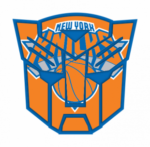 Autobots New York Knicks logo Sticker Heat Transfer