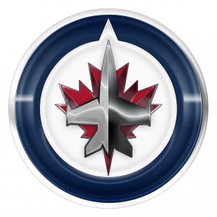 Winnipeg Jets Crystal Logo Sticker Heat Transfer
