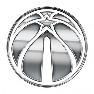 Washington Wizards Silver Logo Sticker Heat Transfer