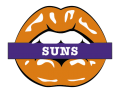 Phoenix Suns Lips Logo Sticker Heat Transfer