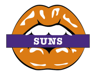 Phoenix Suns Lips Logo decal sticker