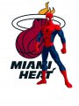 Miami Heat Spider Man Logo decal sticker