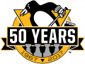 Pittsburgh Penguins 2016 17 Anniversa Sticker Heat Transfer
