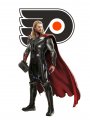 Philadelphia Flyers Thor Logo Sticker Heat Transfer