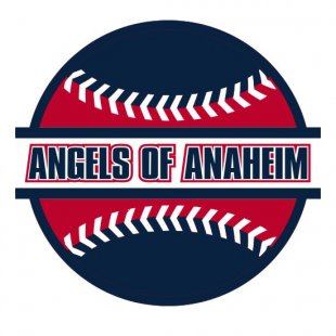 Baseball Los Angeles Angels of Anaheim Logo Sticker Heat Transfer