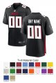 Atlanta Falcons Custom Letter and Number Kits For Home Jersey 01 Material Twill