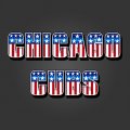 Chicago Cubs American Captain Logo decal sticker
