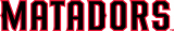 Cal State Northridge Matadors 2014-Pres Wordmark Logo 02 decal sticker