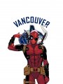 Vancouver Canucks Deadpool Logo Sticker Heat Transfer