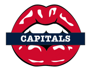 Washington Capitals Lips Logo Sticker Heat Transfer