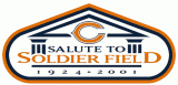 Chicago Bears 2001 Stadium Logo decal sticker