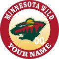 Minnesota Wild Customized Logo Sticker Heat Transfer