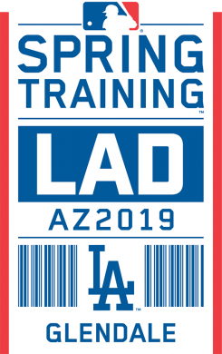 Los Angeles Dodgers 2019 Event Logo decal sticker