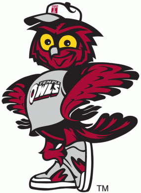 Temple Owls 1996-Pres Mascot Logo decal sticker
