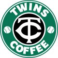 Minnesota Twins Starbucks Coffee Logo Sticker Heat Transfer
