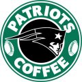 New England Patriots starbucks coffee logo Sticker Heat Transfer