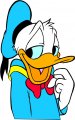 Donald Duck Logo 41 Sticker Heat Transfer