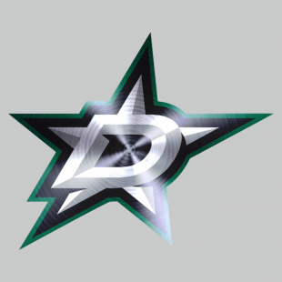 Dallas Stars Stainless steel logo decal sticker