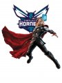Charlotte Hornets Thor Logo Sticker Heat Transfer