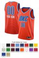 Oklahoma City Thunder Letter and Number Kits for Statement Jersey Material Twill
