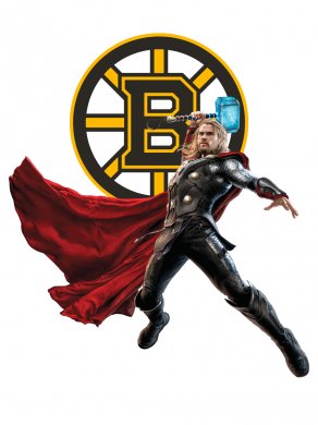 Boston Bruins Thor Logo decal sticker