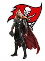 Tampa Bay Buccaneers Thor Logo Sticker Heat Transfer