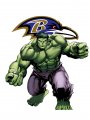 Baltimore Ravens Hulk Logo Sticker Heat Transfer