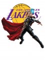 Los Angeles Lakers Thor Logo Sticker Heat Transfer