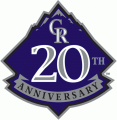 Colorado Rockies 2013 Anniversary Logo decal sticker